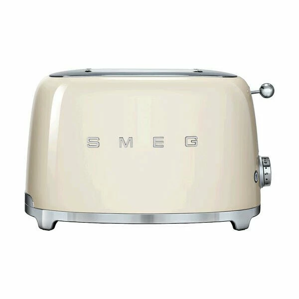 Smeg 2-Schlitz-Toaster 50's Style Creme 1 Smeg 2-Schlitz-Toaster 50's Style Creme