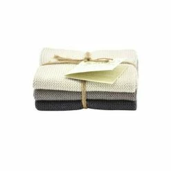 Solwang Wischtücher 3er-Set Warme Grau-Kombi