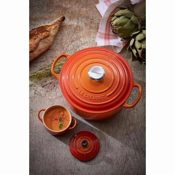 Le Creuset Bräter 26 Cm Signature Ofenrot 2 Le Creuset Bräter 26 Cm Signature Ofenrot – Bild 2