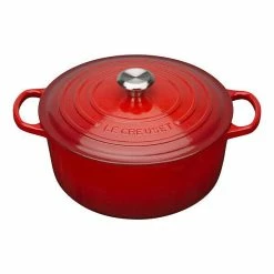 Le Creuset Bräter Mit Deckel 28 Cm Signature Kirschrot