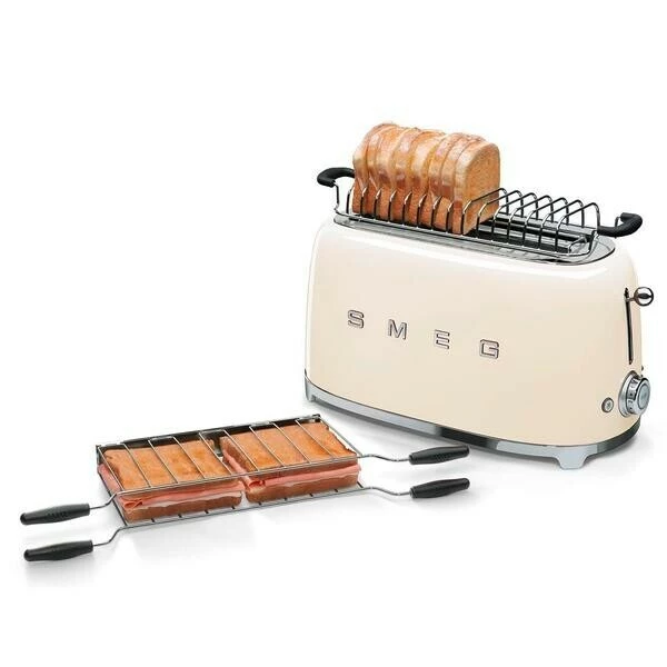 Smeg Brötchen-Röstaufsatz Für 2-Schlitz-Toaster 50's Style 3 Smeg Brötchen-Röstaufsatz Für 2-Schlitz-Toaster 50's Style – Bild 3