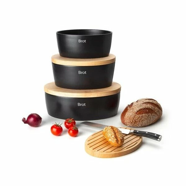 Continenta Brottopf 27x20 Cm Schwarz 3 Continenta Brottopf 27x20 Cm Schwarz – Bild 3