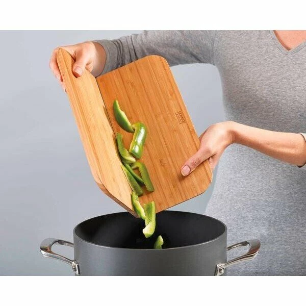 Joseph Joseph Schneidebrett 33x27 Cm Chop2Pot Bambus 2 Joseph Joseph Schneidebrett 33x27 Cm Chop2Pot Bambus – Bild 2