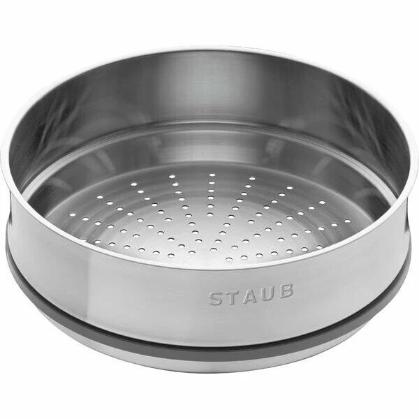 Staub Cocotte Mit Dämpfeinsatz 26 Cm La Cocotte Schwarz 3 Staub Cocotte Mit Dämpfeinsatz 26 Cm La Cocotte Schwarz – Bild 3