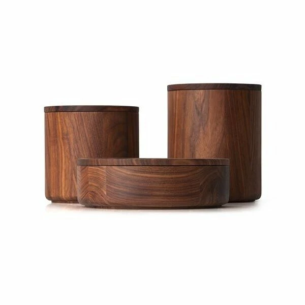 Continenta Dose 13x13 Cm Walnuss 2 Continenta Dose 13x13 Cm Walnuss – Bild 2