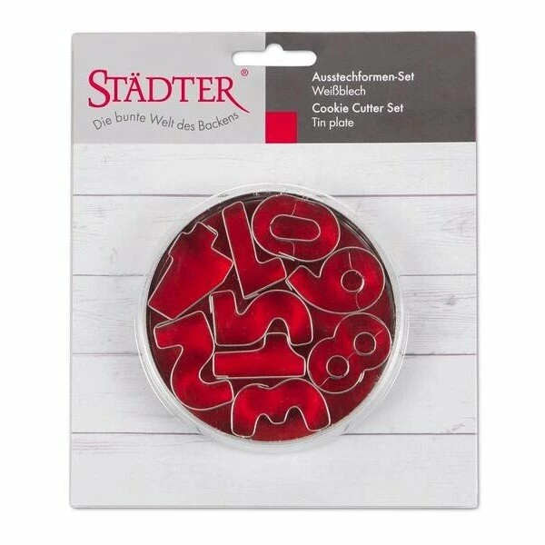 Städter Ausstecher Zahlen Je 3,5 Cm 9-tlg. 2 Städter Ausstecher Zahlen Je 3,5 Cm 9-tlg. – Bild 2