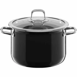 Silit Fleischtopf 24cm M. Deckel Compact Black