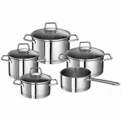 Schulte-Ufer Topf-Set 5-tlg. Wega Silber