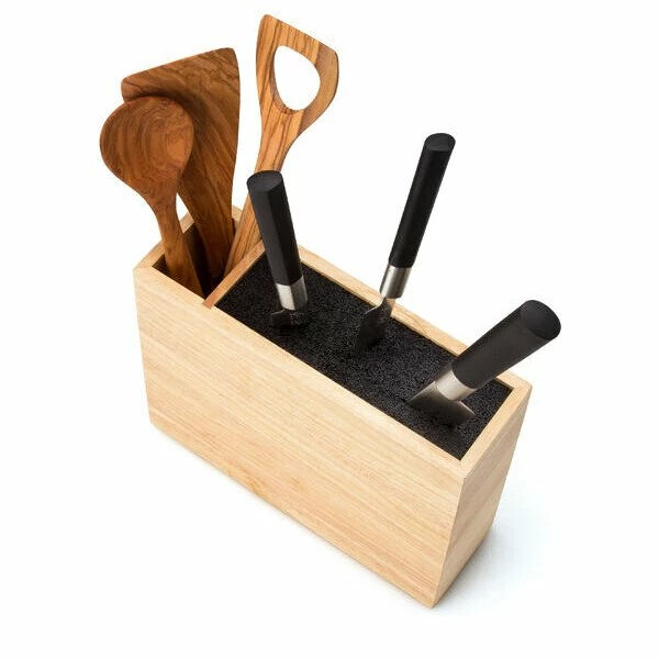 Continenta Messerblock 28 Cm Gummibaum Einsatz Gerade 3 Continenta Messerblock 28 Cm Gummibaum Einsatz Gerade – Bild 3