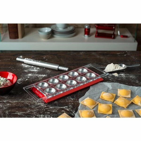 Marcato Ravioli Tablet 34 Cm Design Rot 2 Marcato Ravioli Tablet 34 Cm Design Rot – Bild 2