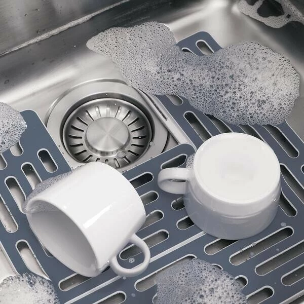 Joseph Joseph Spülbeckenmatte 28,5x28,5 Cm Sink Saver Grau 2 Joseph Joseph Spülbeckenmatte 28,5x28,5 Cm Sink Saver Grau – Bild 2