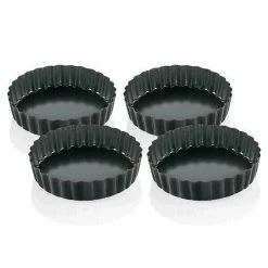Küchenprofi Tartelettform 4er-Set 12 Cm Schwarz