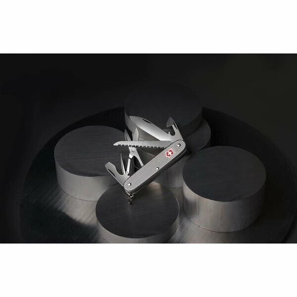 Victorinox Taschenmesser 9 Cm Farmer X Alox Silber 3 Victorinox Taschenmesser 9 Cm Farmer X Alox Silber – Bild 3