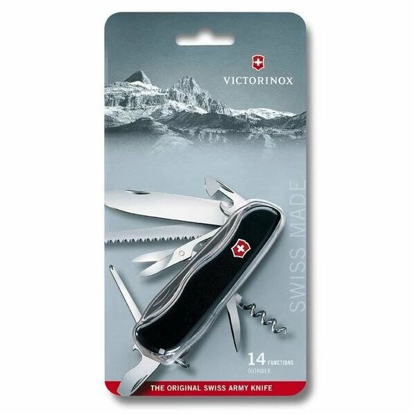 Victorinox Taschenmesser 11 Cm Outrider Schwarz 2 Victorinox Taschenmesser 11 Cm Outrider Schwarz – Bild 2