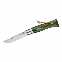 Opinel Taschenmesser Mit Buchenholzgriff Grün