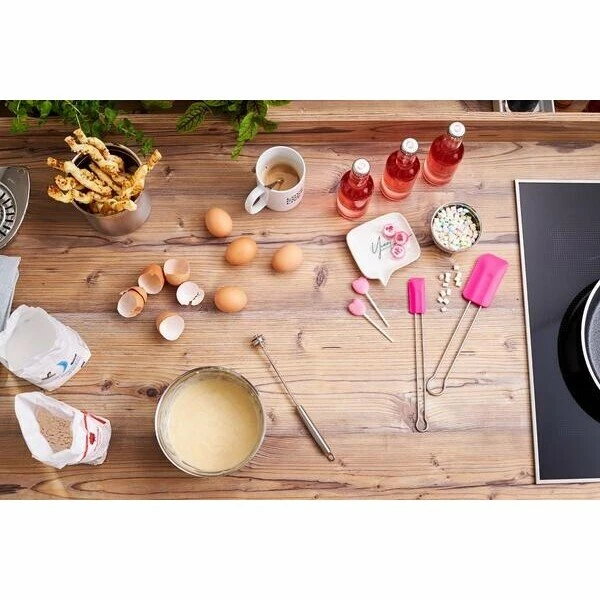 Rösle Teigschaber Breit 26 Cm Pink Charity Edition 4 Rösle Teigschaber Breit 26 Cm Pink Charity Edition – Bild 4