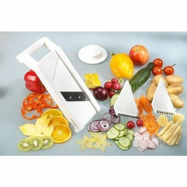 GSD Universalgemüsehobel Mit 3 Einsätzen 2 GSD Universalgemüsehobel Mit 3 Einsätzen – Bild 2