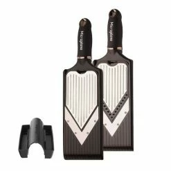 Microplane V-Hobel Mit Julienneklingen-Einsatz Specialty