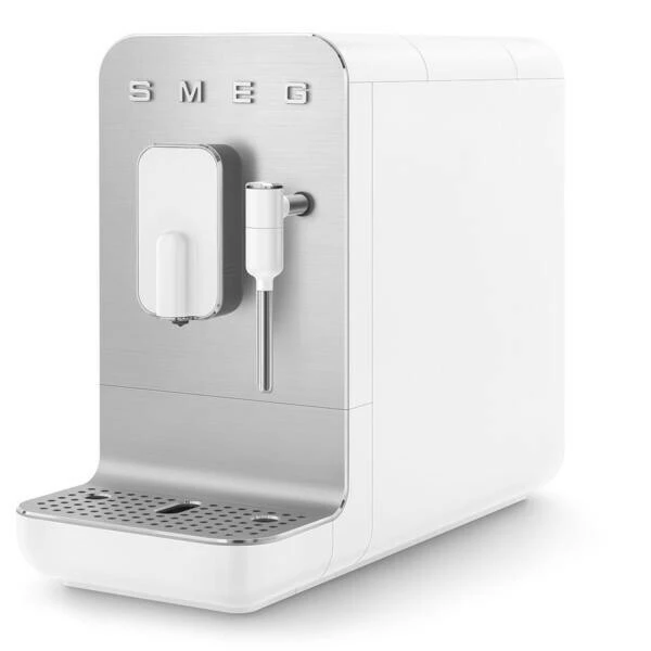Smeg Kaffeevollautomat BCC02 50’s Style Weiß 1 Smeg Kaffeevollautomat BCC02 50’s Style Weiß