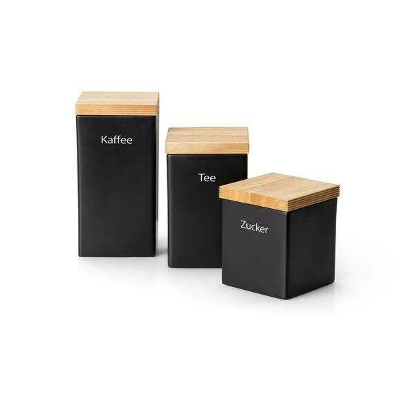 Continenta Vorratsdose 1 L Schwarz 2 Continenta Vorratsdose 1 L Schwarz – Bild 2