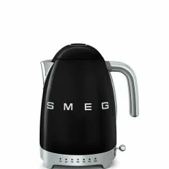 Smeg Wasserkocher 1,7 L Temperaturanzeige 50's Style Schwarz