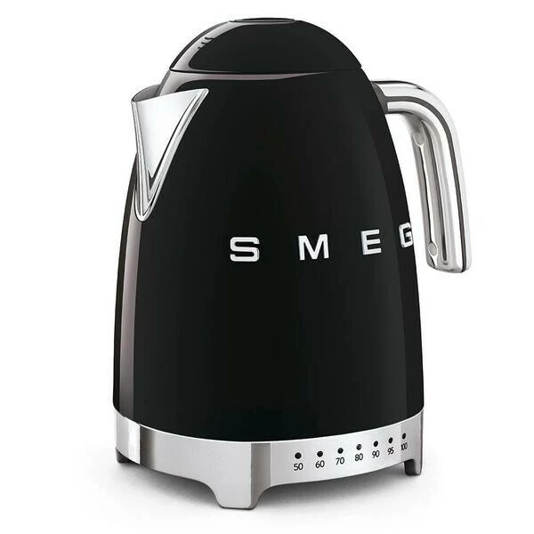 Smeg Wasserkocher 1,7 L Temperaturanzeige 50's Style Schwarz 2 Smeg Wasserkocher 1,7 L Temperaturanzeige 50's Style Schwarz – Bild 2