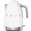 Smeg Wasserkocher 1,7 L Temperaturanzeige 50's Style Weiß