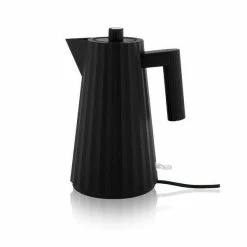 Alessi Wasserkocher 1,7 L Plissé Schwarz