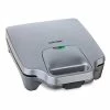 Cloer XXL-Sandwichmaker 28x36 Cm Silber
