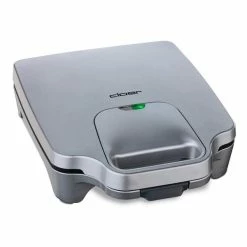 Cloer XXL-Sandwichmaker 28x36 Cm Silber